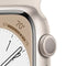 Apple Watch Series 8 [GPS 45mm] Smart Watch w/ Starlight Aluminum Case with Starlight Sport Band - M/L.
