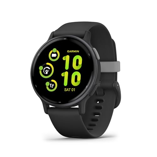 Garmin vívoactive 5, Health and Fitness GPS Smartwatch (Black)
