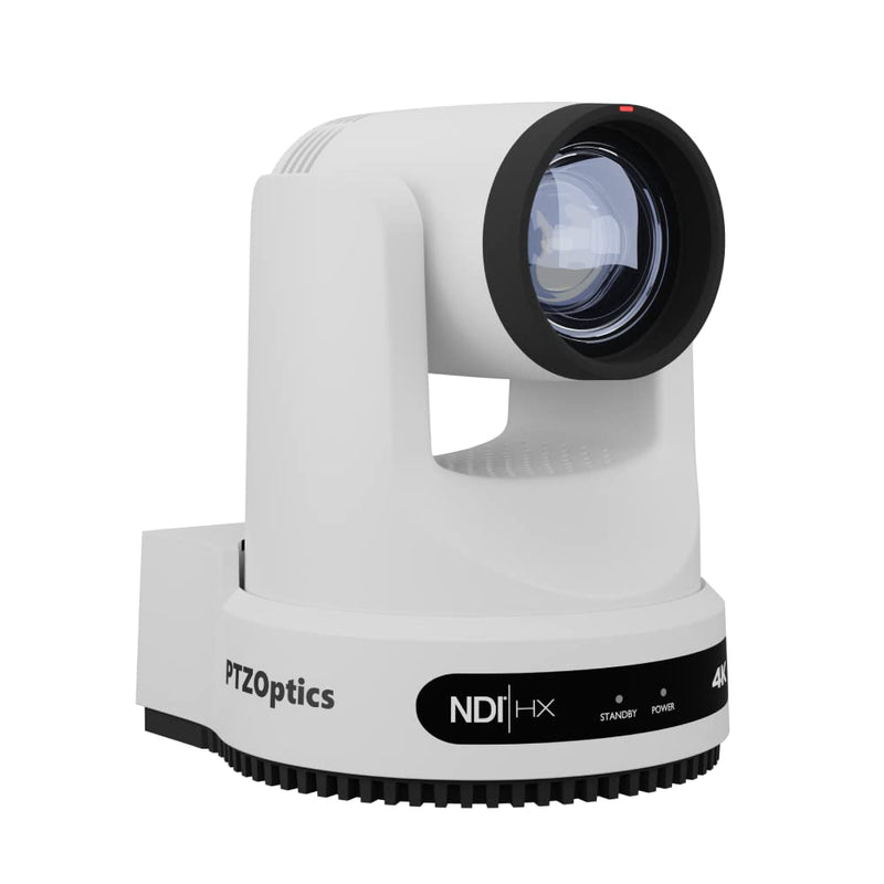 PTZOptics Move 4K 12X Optical Zoom Camera - Grey (White)