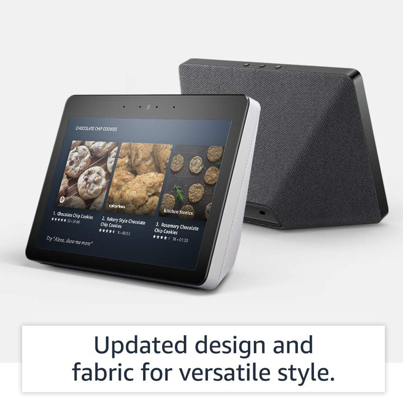Echo Show (2nd Gen) | Premium 10.1” HD smart display with Alexa - stay connected with video calling - Charcoal