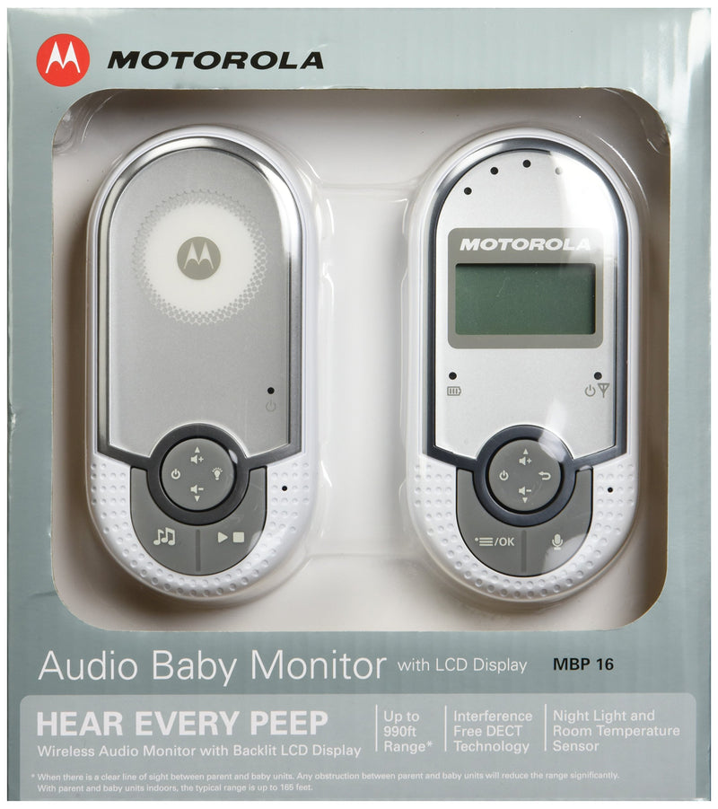 Motorola Digital Audio Baby Monitor with Room Temperature Monitoring and LCD Display