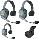 Eartec UL3S UltraLITE 3-Person Headset System (USA) Bundle 1