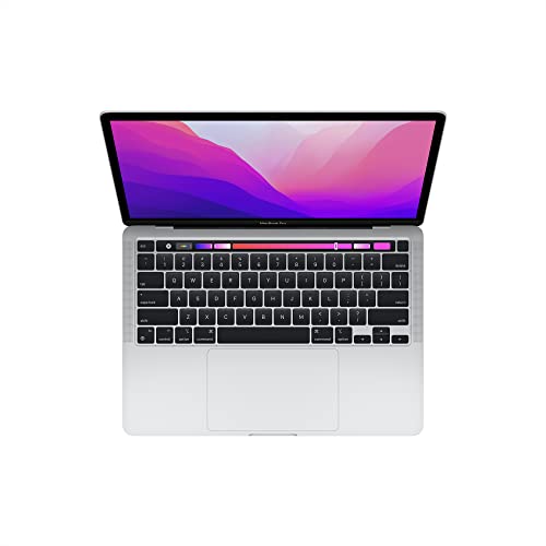 2022 Apple MacBook Pro Laptop with M2 chip: 13-inch Retina Display, 8GB RAM, 512GB SSD Storage, Touch Bar, Backlit Keyboard, Silver