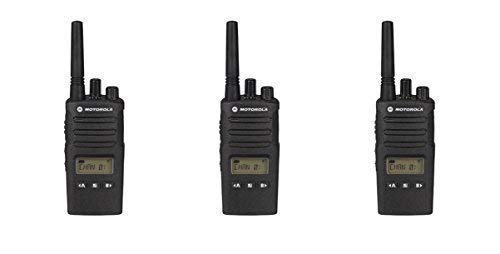 3 Pack of Motorola RMU2080d Business Two-Way Radio LED Display 2 Watts/8 Channels