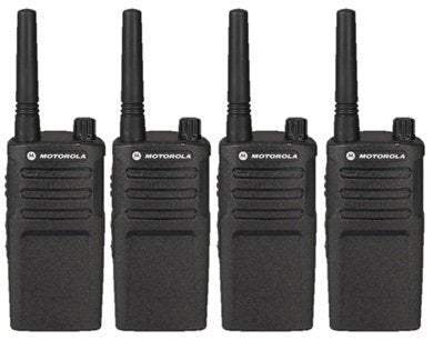 4 Pack of Motorola RMU2040 Two way Radio Walkie Talkies (UHF)