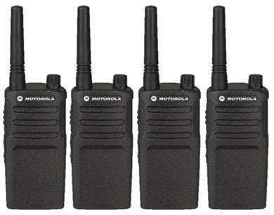 4 Pack of Motorola RMU2040 Two way Radio Walkie Talkies (UHF)