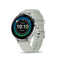 Garmin Venu 3S Silver Stainless Steel Bezel with 41mm Sage Gray Case and Silicone Band