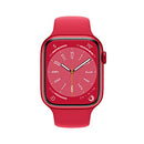 Apple Watch Series 8 [GPS 45mm] Smart Watch w/ (Product) RED Aluminum Case with (Product) RED Sport Band - M/L.