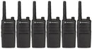 6 Pack of Motorola RMM2050 Two way Radio Walkie Talkies