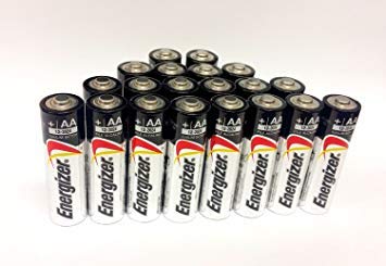 Energizer AA Max Alkaline E91 Batteries Made in USA - Expiration 12/2024 or later - 50 count
