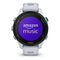 Garmin Forerunner® 255S Music, Smaller GPS Running Smartwatch with Music, Whitestone