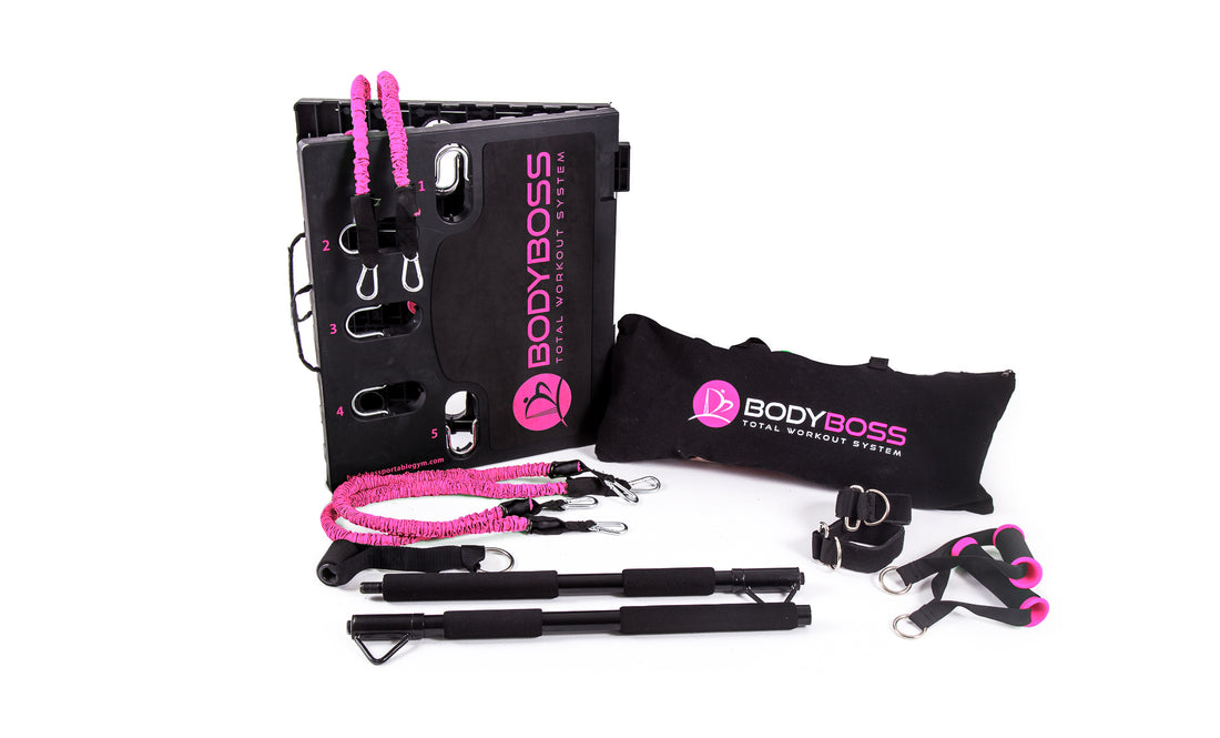ポータブルフィットネスジム【bodyboss2.0】 BodyBoss 2.0 - Full Portable Home Gym Workout Package