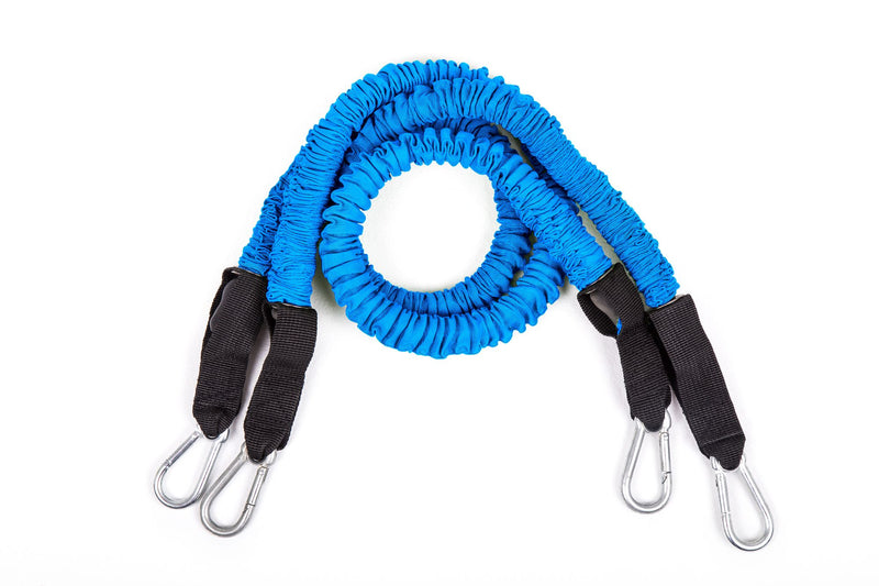 BodyBoss Resistance Bands - Custom Resistance Bands for Total Body Workouts (Blue)