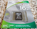 Fujifilm High Performance - Flash Memory Card - 16 GB - SDHC UHS-I, Black (600013602)
