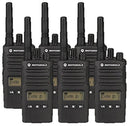 6 Pack of Motorola RMU2080D Two way Radio Walkie Talkies