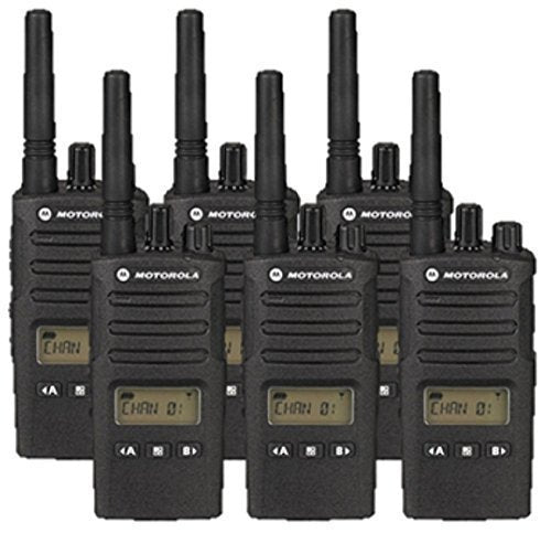 6 Pack of Motorola RMU2080D Two way Radio Walkie Talkies