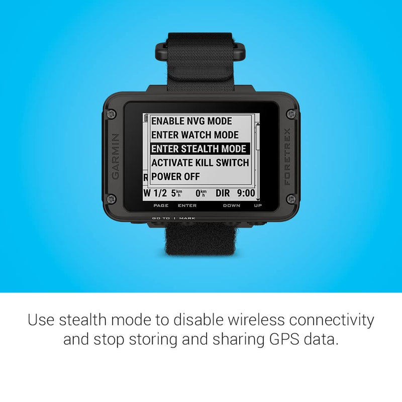 Garmin Foretrex 801, Wrist-Mounted GPS Navigation, Upgraded Multi-Band GNSS, Longer Battery Life