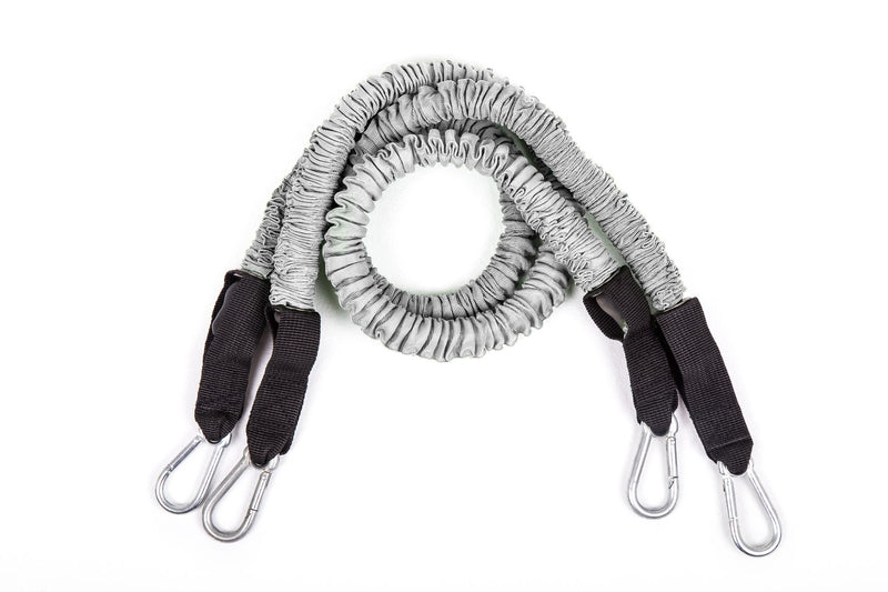 BodyBoss Resistance Bands - Custom Resistance Bands for Total Body Workouts (Silver)