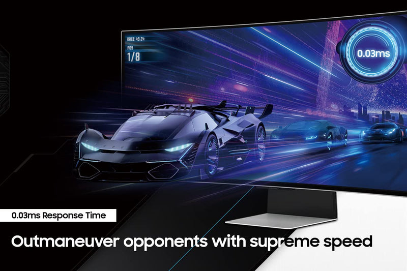 SAMSUNG 34-Inch Odyssey G85SB Series OLED Ultra WQHD Curved Gaming Monitor, 175Hz, 0.03ms, DisplayHDR True Black 400, AMD FreeSync Premium Pro, Advanced Game Streaming, LS34BG850SNXZA, 2023