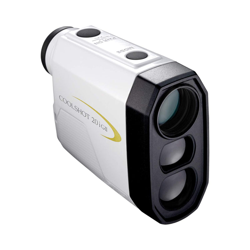 Nikon Coolshot 20i GII Golf Laser Slope Rangefinder, Standard Version White with yellow trim, Medium