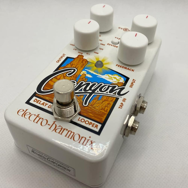 Electro Harmonix Canyon Delay and Looper,White,