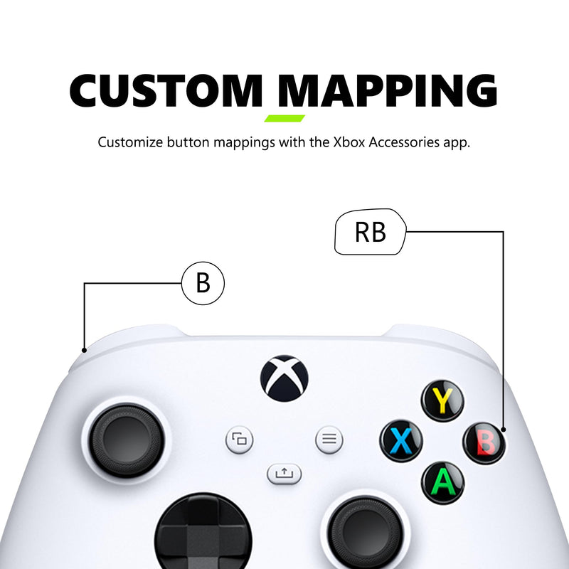 Xbox Wireless Gaming Controller (2025) - Robot White - Play on Xbox, Windows, Android, iOS, FireTV Sticks, Smart TVs, VR Headsets