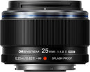 OM SYSTEM Olympus M.Zuiko Digital 25mm F1.8 II for Micro Four Thirds System Camera, Weather Proof, Compact Design, Beautiful Bokeh, Bright