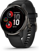 Garmin Venu 2 Plus, GPS Smartwatch (Slate with Black Band)