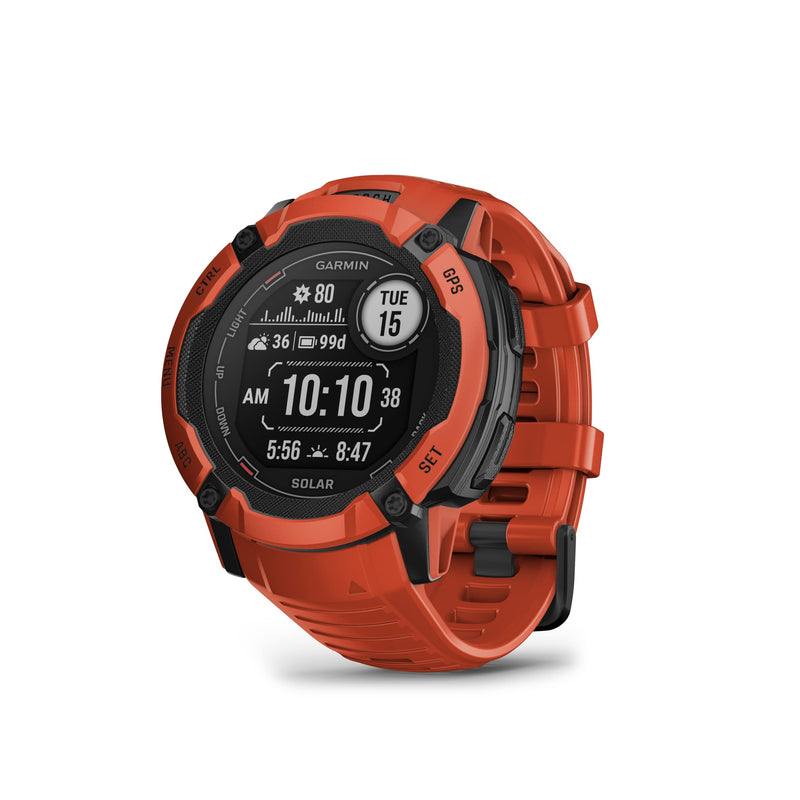 Garmin instinct gps watch flame red hotsell