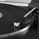 Audio-Technica At-LP60X-BW Fully Automatic Belt-Drive Stereo Turntable, Hi-Fi, 2 Speed, Dust Cover, Anti-Resonance, Die-Cast Aluminum Platter Brown