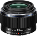 OM SYSTEM Olympus M.Zuiko Digital 25mm F1.8 II for Micro Four Thirds System Camera, Weather Proof, Compact Design, Beautiful Bokeh, Bright