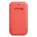 Apple iPhone 12 and 12 Pro Leather Sleeve with MagSafe - Pink Citrus
