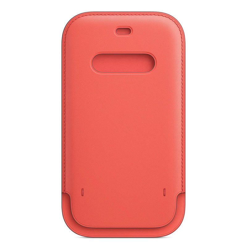 Apple iPhone 12 and 12 Pro Leather Sleeve with MagSafe - Pink Citrus