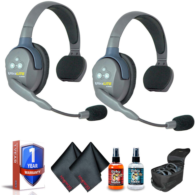 Eartec UL2S UltraLITE 2-Person Headset System (USA) Bundle 1 -