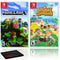 Minecraft + Animal Crossing: New Horizons - Two Game Bundle - Nintendo Switch