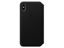 Apple iPhone XS Max Leather Folio Case - Black