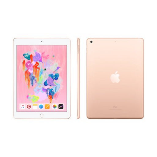 Apple 9.7" iPad (Early 2018, 128GB, Wi-Fi + 4G LTE, Gold)