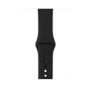 Apple Watch Series 3 (GPS + Cellular), 42mm Space Gray Aluminum Case with Black Sport Band - Grey