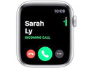 Apple Watch Series 5 (GPS, 44mm) - Silver Aluminum Case with White Sport Band