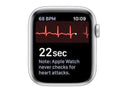Apple Watch Series 5 (GPS, 44mm) - Silver Aluminum Case with White Sport Band