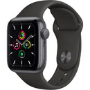 Apple Watch SE (GPS, 40mm) - Space Gray Aluminum Case with Black Sport Band