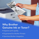 Brother Genuine TN227, TN227BK, High Yield Toner Cartridge,  Replacement Black Toner, Page Yield Up to 3,000 Pages, TN227BK, Amazon Dash Available