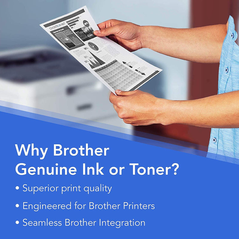 Brother Genuine TN227, TN227BK, High Yield Toner Cartridge,  Replacement Black Toner, Page Yield Up to 3,000 Pages, TN227BK, Amazon Dash Available