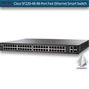 Cisco SF220-48 48-Port Fast Ethernet Smart Switch (SF220-48-K9-NA)