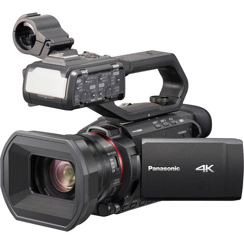 Panasonic X2000 4K Professional Camcorder with 24x Optical Zoom, WiFi HD Live Streaming, 3G SDI Output and VW-HU1 Detachable Handle