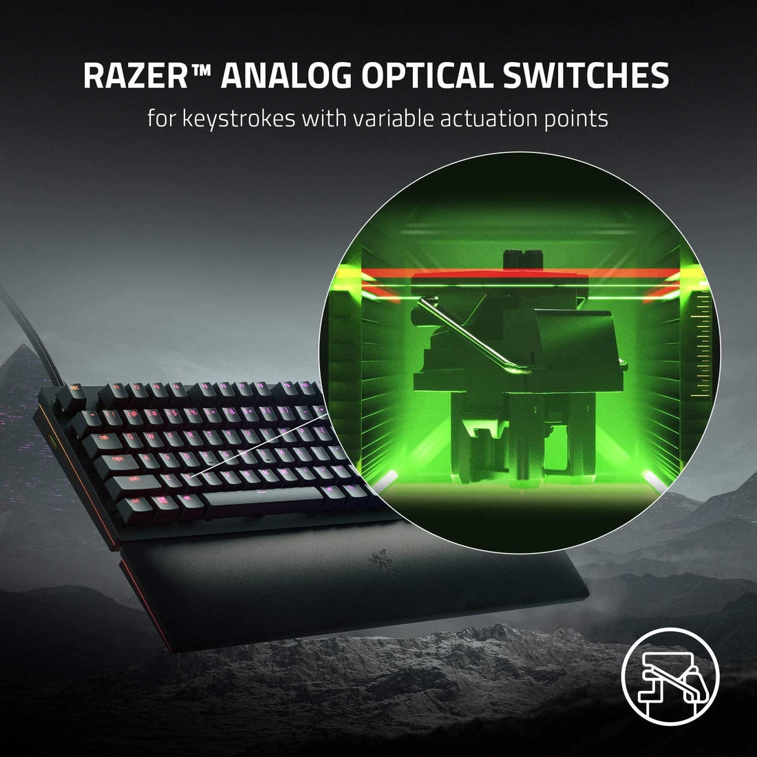 Razer Huntsman V2 Analog Gaming Keyboard (Classic Black) – HHgregg