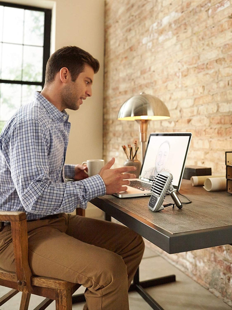 Shure MV51 Digital Large-Diaphragm Condenser Microphone + USB & Lightning Cable - Used