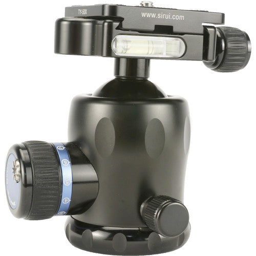 Sirui K-20II Ball Head with Aluminum Friction Control Knob, Load Capacity 55 lbs