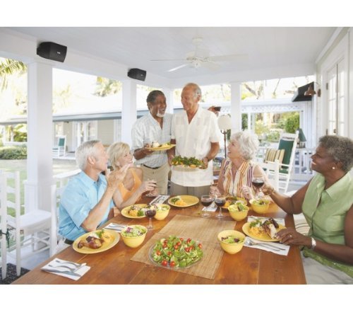 Yamaha NS-AW194WH High-Performance All-Weather Speakers White