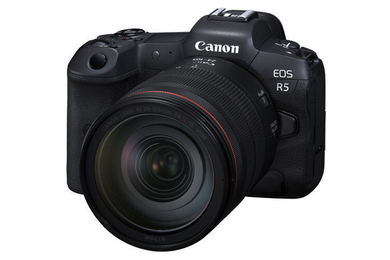 Canon EOS R5 Full Frame Mirrorless Camera + RF 24-105mm F4 L is USM Lens Kit (International Model)